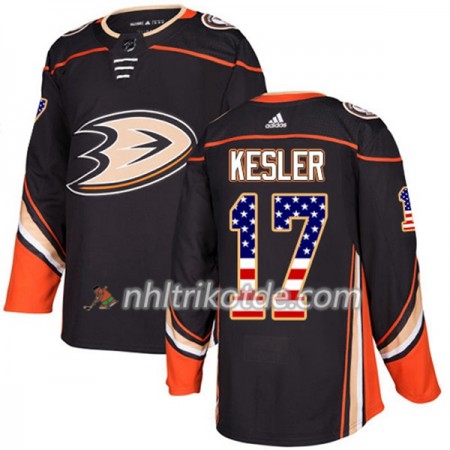 Anaheim Ducks Trikot Ryan Kesler 17 Adidas 2017-2018 Schwarz USA Flag Fashion Authentic - Herren